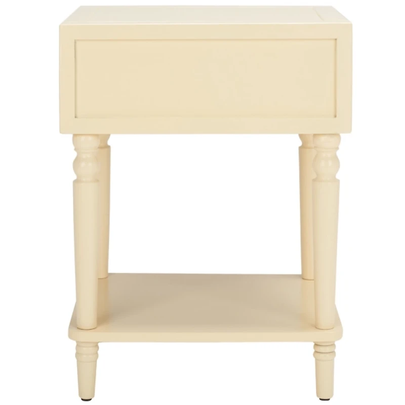 Cream Single Drawer Letta Accent Table