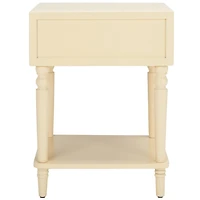 Cream Single Drawer Letta Accent Table