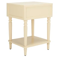 Cream Single Drawer Letta Accent Table