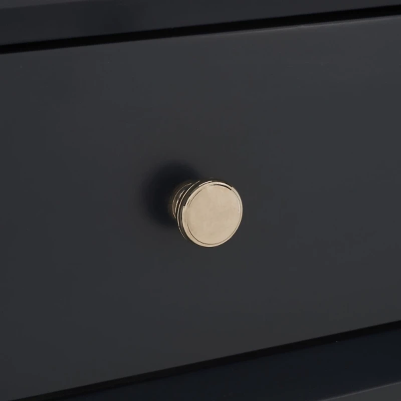 Navy Blue Wood Siobhan Side Table