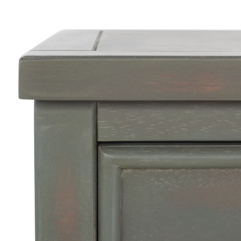 Gray Elm Mirsade Traditional Accent Table