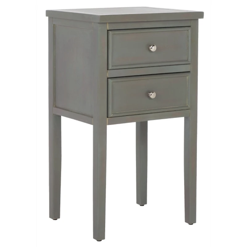 Gray Elm Mirsade Traditional Accent Table
