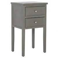 Gray Elm Mirsade Traditional Accent Table