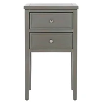 Gray Elm Mirsade Traditional Accent Table