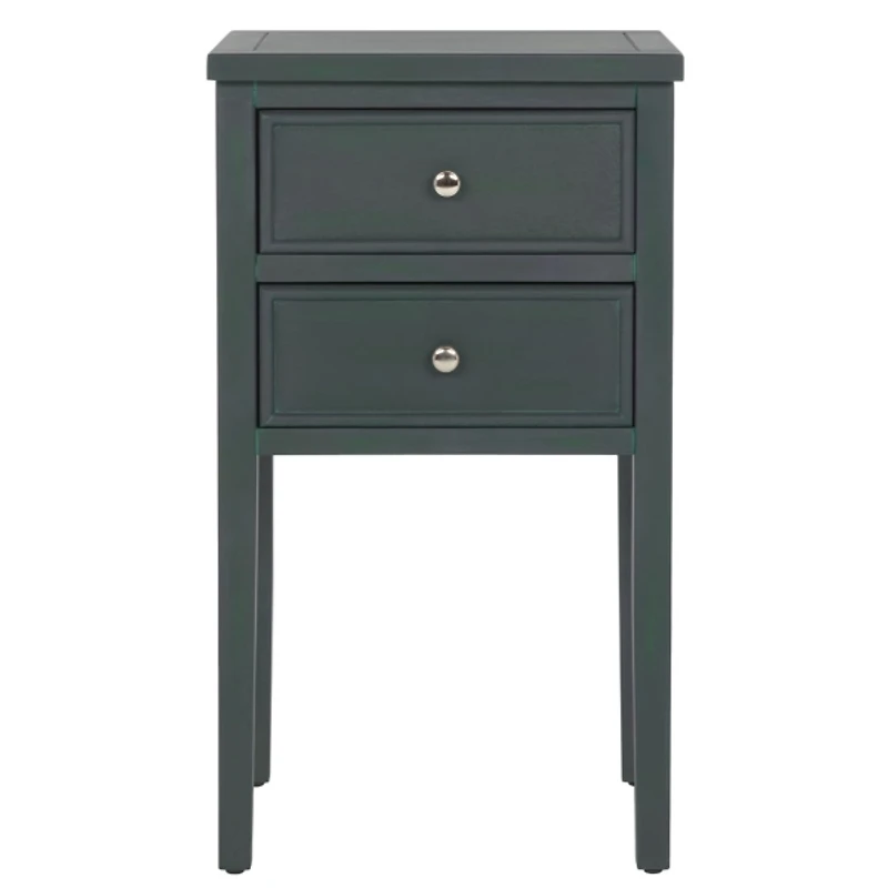 Navy Pine Mirsade Traditional Accent Table