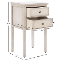 Poplar Mirsade Traditional Accent Table