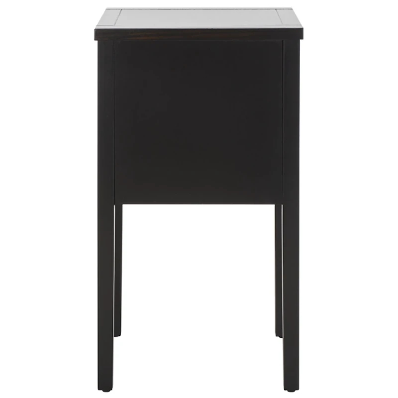 Black Bayur Mirsade Traditional Accent Table
