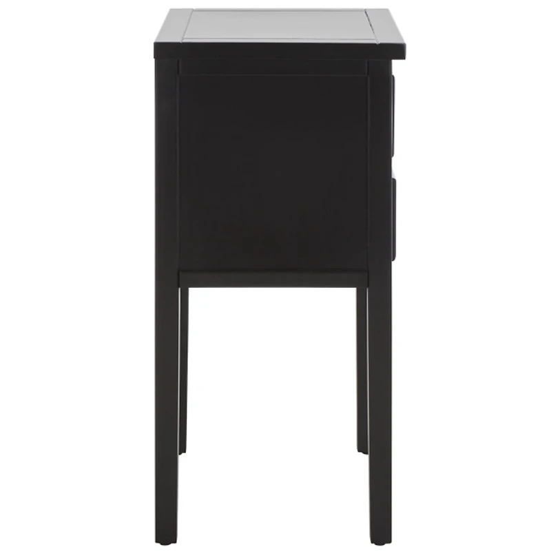 Black Bayur Mirsade Traditional Accent Table