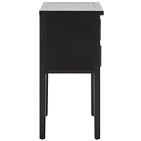 Black Bayur Mirsade Traditional Accent Table