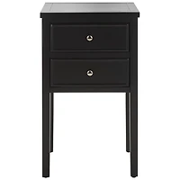Black Bayur Mirsade Traditional Accent Table