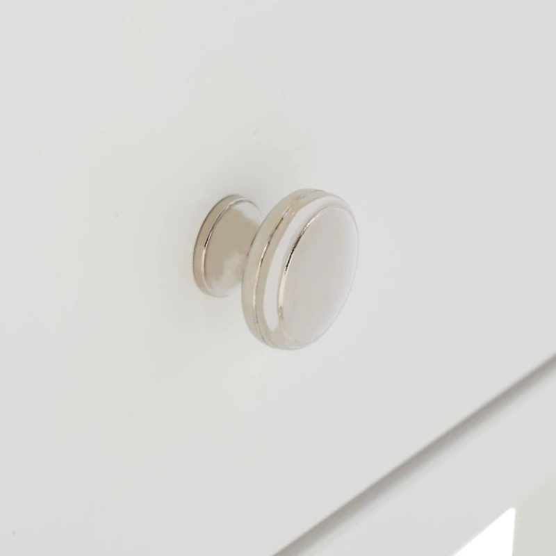 White Poplar Rozalia Transitional Accent Table