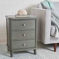 Gray Elm Lianne Transitional Accent Table