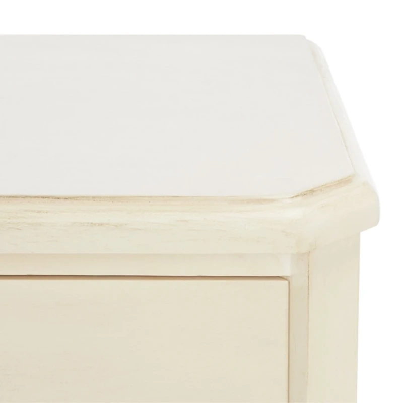 Ivory Poplar Lianne Transitional Accent Table