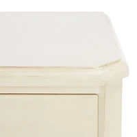 Ivory Poplar Lianne Transitional Accent Table