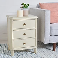 Ivory Poplar Lianne Transitional Accent Table