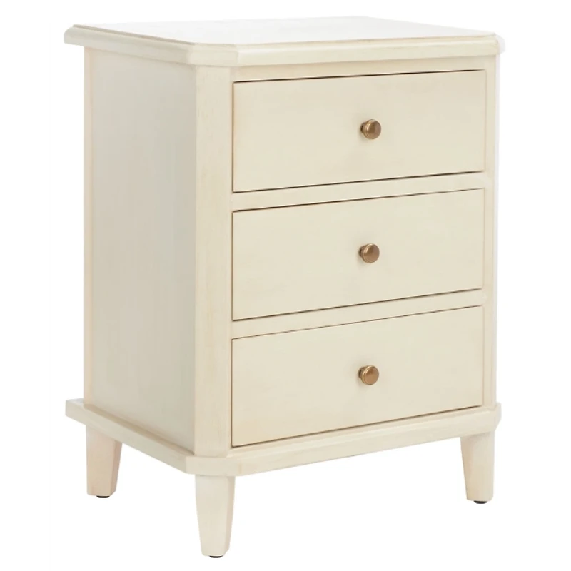 Ivory Poplar Lianne Transitional Accent Table