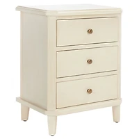 Ivory Poplar Lianne Transitional Accent Table