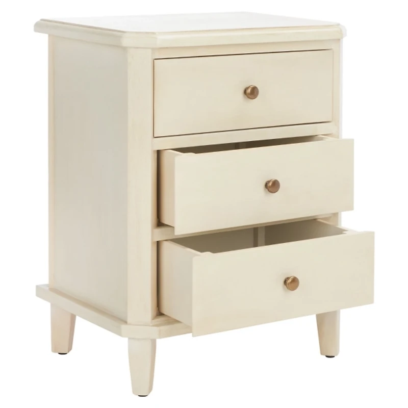 Ivory Poplar Lianne Transitional Accent Table