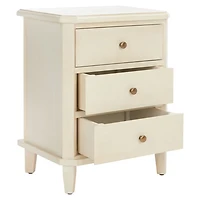 Ivory Poplar Lianne Transitional Accent Table