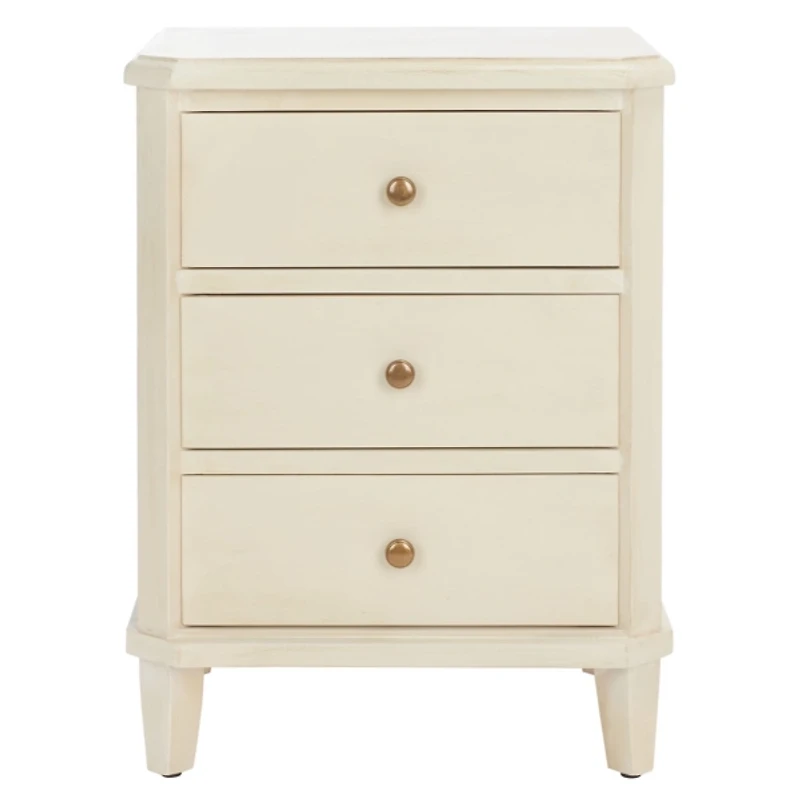 Ivory Poplar Lianne Transitional Accent Table