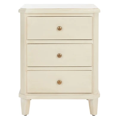 Ivory Poplar Lianne Transitional Accent Table