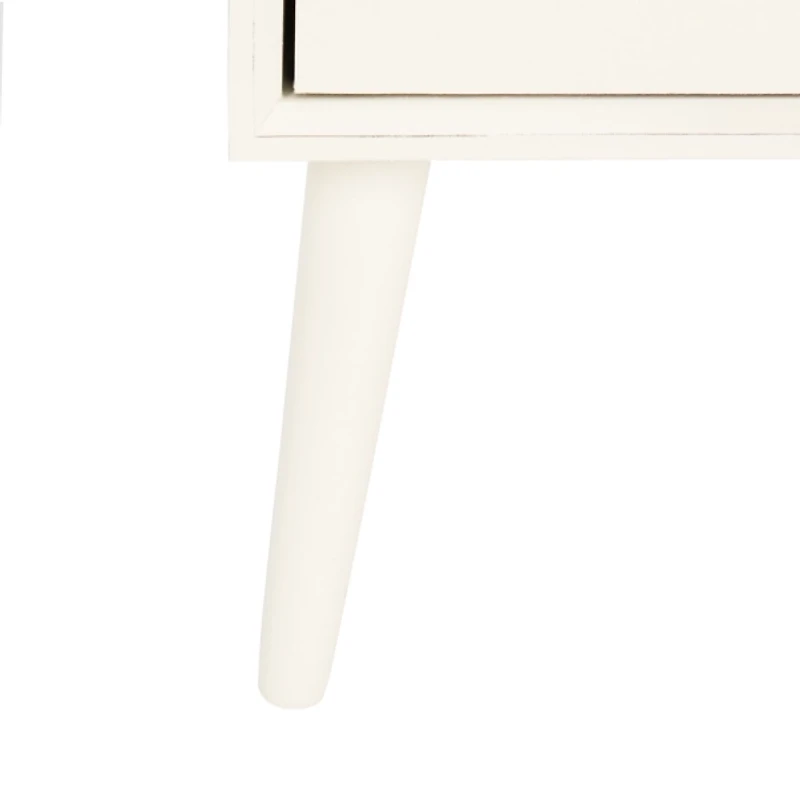 Pine Rosetta Mid-Century Accent Table