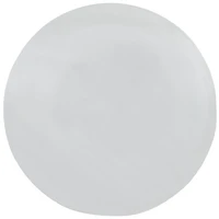 Silver Aluminum Round Gulia Accent Table