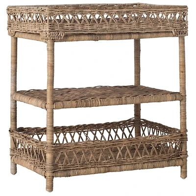 Natural Rattan Alba Accent Table