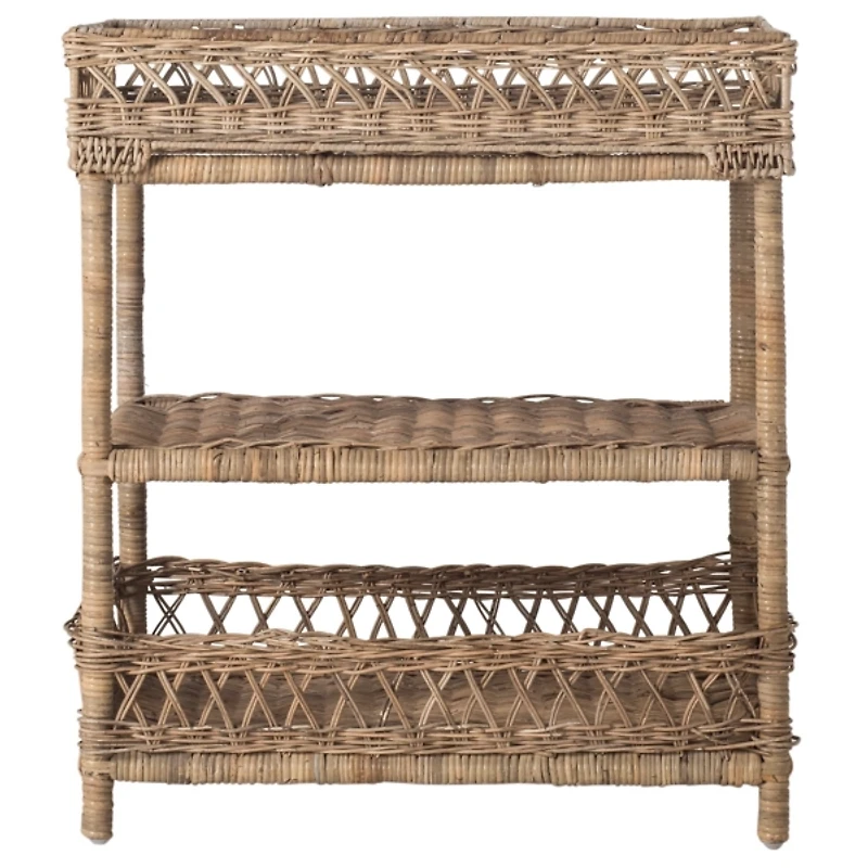 Natural Rattan Alba Accent Table
