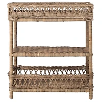 Natural Rattan Alba Accent Table