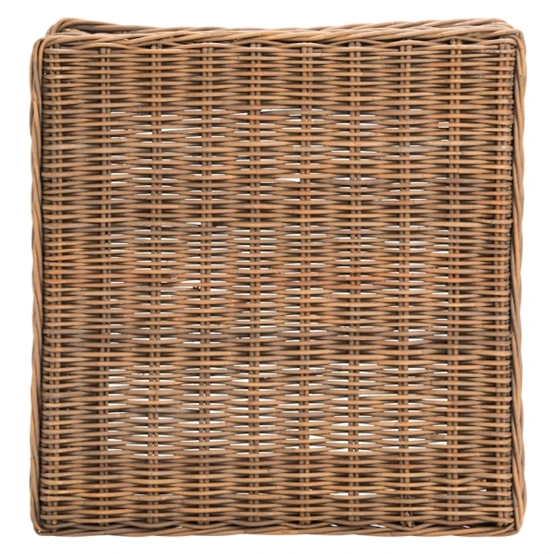Brown Rattan Walda Accent Table