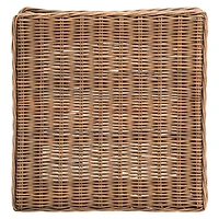 Brown Rattan Walda Accent Table