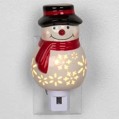 Ceramic Snowman Night Light