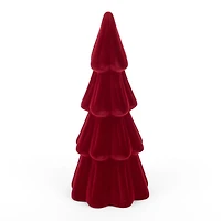 Merlot Velvet Christmas Tree, 8 in.