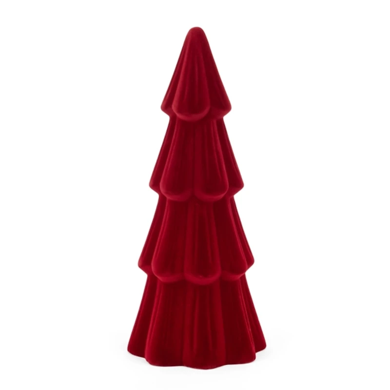 Merlot Velvet Christmas Tree, 14 in.