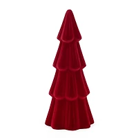 Merlot Velvet Christmas Tree, 14 in.