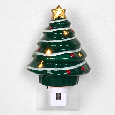 Ceramic Christmas Tree Night Light