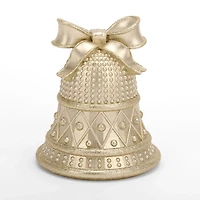 Gold Glitter Decorative Bell, 6 in.