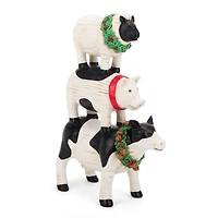 Farm Animal Stack Christmas Figurine