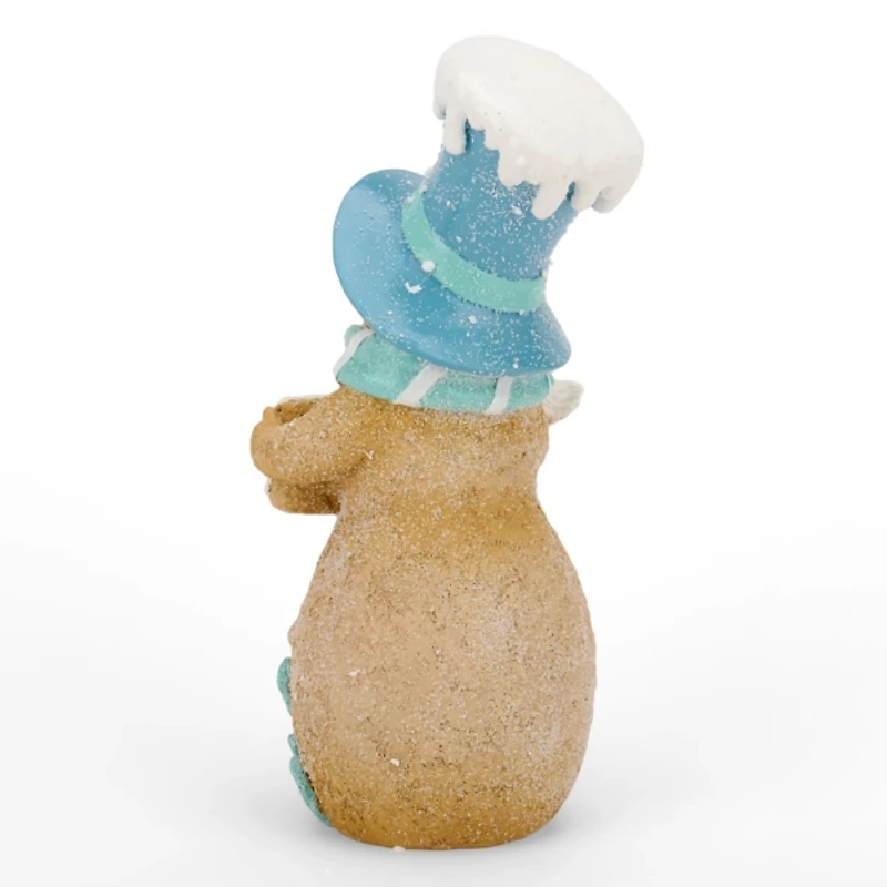 Joy Coastal Snowman Figurine