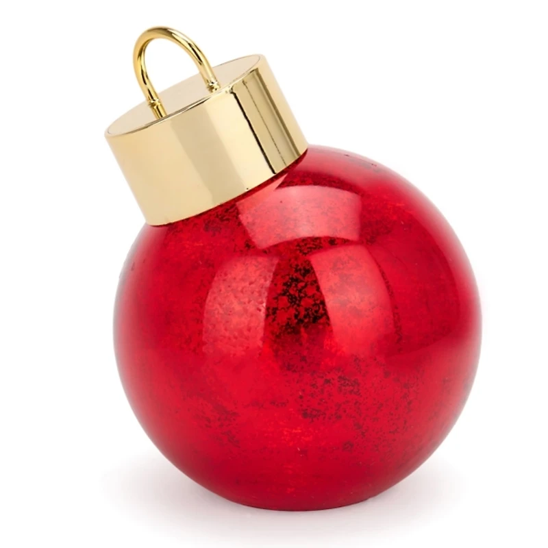 LED Mercury Red Ornament, 8 in.