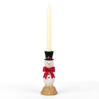 Snowman Taper Candle Holder, 8.5 in.
