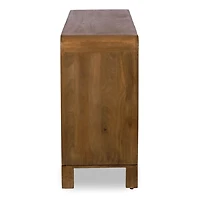 Brown Wood Lowen 4 Door Cabinet