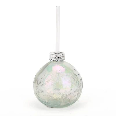 Christmas Ornament Glass Sipper