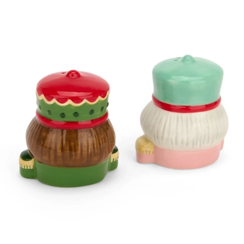 Holly Nutcracker Salt and Pepper Shaker Set