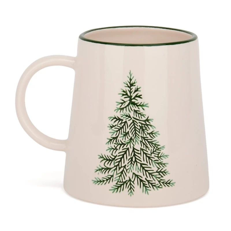 Evergreen Trees Embossed Mug