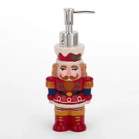 Holly Nutcracker Soap Pump