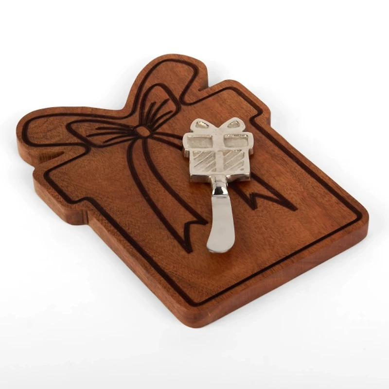 Christmas Present Figural Serving Board Set