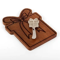 Christmas Present Figural Serving Board Set