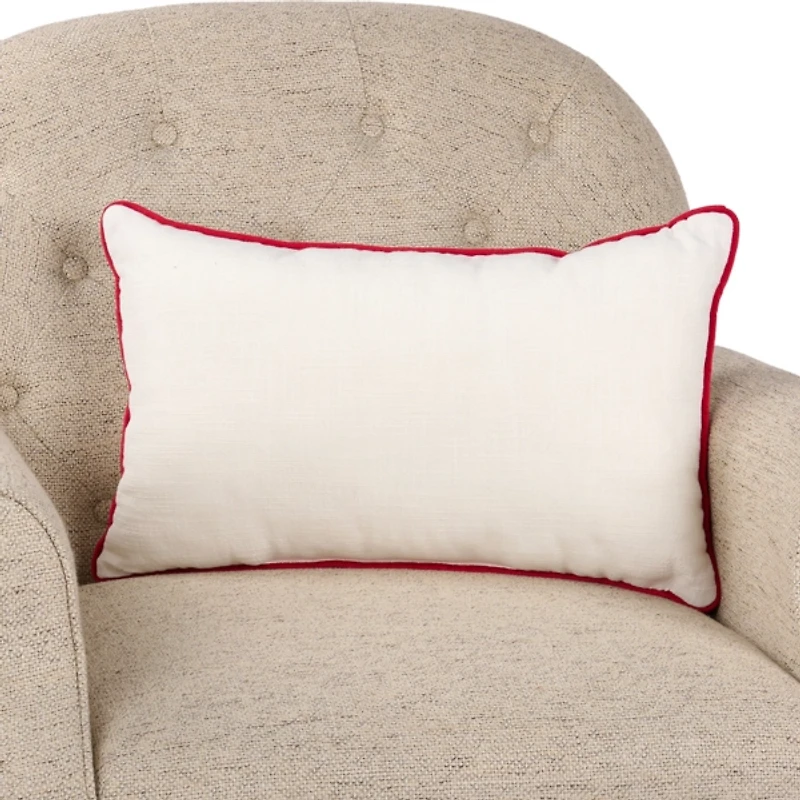 All Is Bright Pine Lumbar Pillow